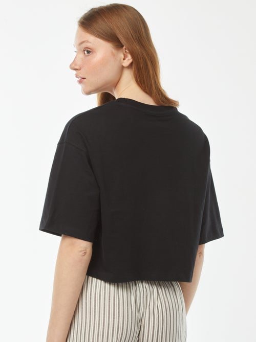 Effen T-shirt met korte mouw - Kiabi