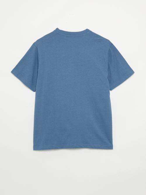 Effen T-shirt met korte mouwen, comfort fit/oversized - Kiabi
