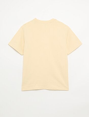 Effen T-shirt met korte mouwen, comfort fit/oversized