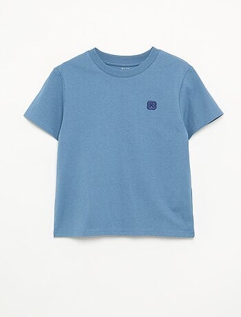 Effen T-shirt met korte mouwen voor kinderen - Kiabi