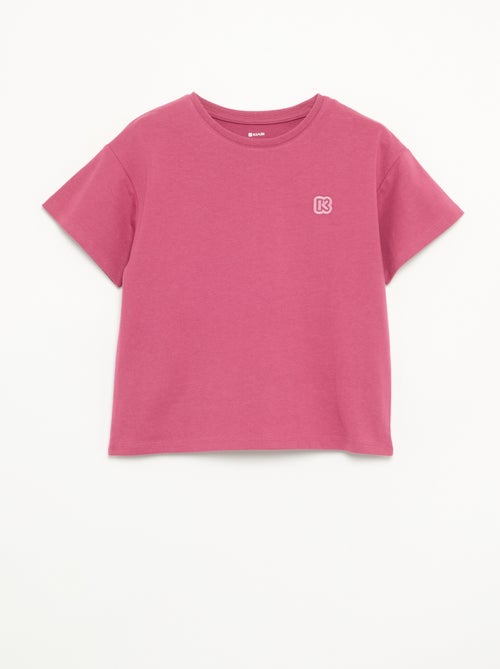 Effen T-shirt met korte mouwen voor kinderen - Kiabi - Kiabi