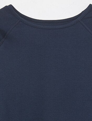 Effen T-shirt met lange mouw - So Easy