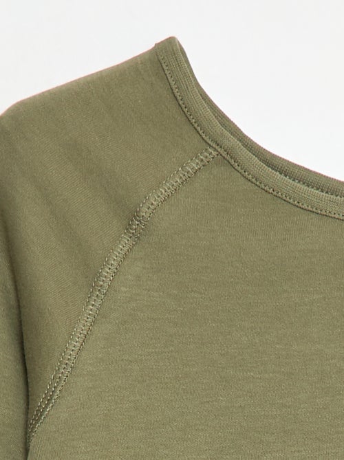 Effen T-shirt met lange mouw - So Easy - Kiabi Effen T-shirt met lange mouw - So Easy - Kiabi