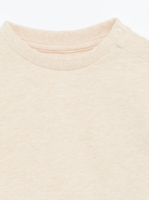 Effen T-shirt met lange mouwen - Kiabi