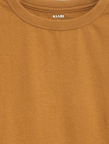 Effen T-shirt met lange mouwen