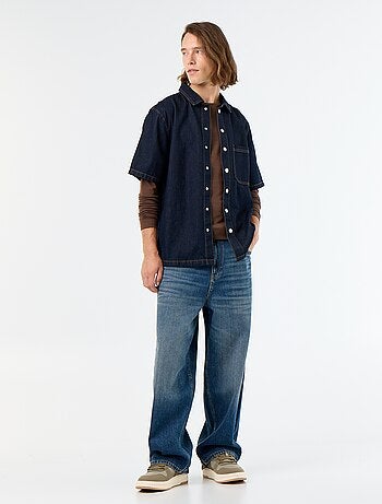 Effen T-shirt met lange mouwen