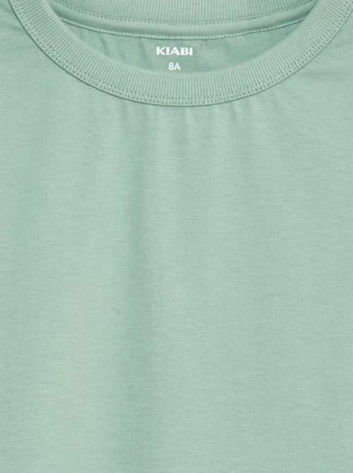 Effen T-shirt met lange mouwen - Kiabi