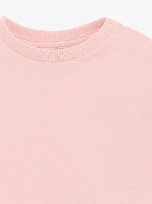 Effen T-shirt met lange mouwen - Kiabi