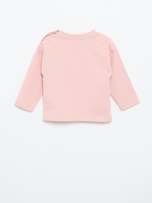 Effen T-shirt met lange mouwen - Kiabi