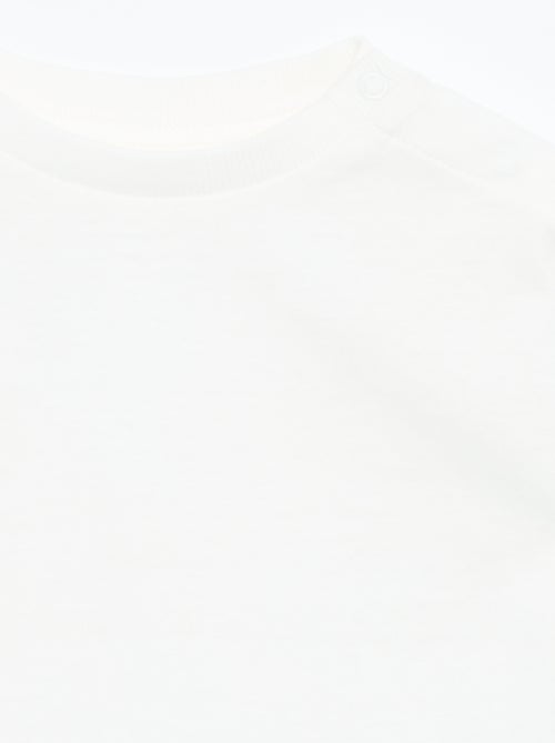 Effen T-shirt met lange mouwen - Kiabi