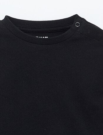 Effen T-shirt met lange mouwen