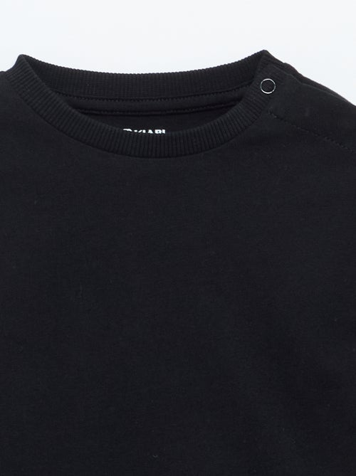 Effen T-shirt met lange mouwen - Kiabi