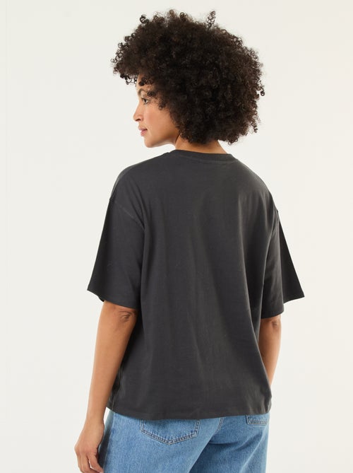 Effen T-shirt met Pink Floyd-print - Kiabi Effen T-shirt met Pink Floyd-print - Kiabi