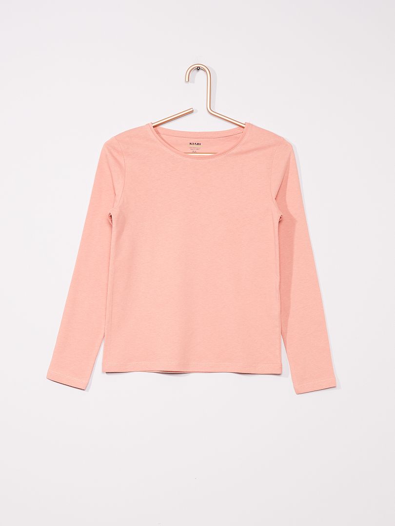 Effen T-shirt roze - Kiabi
