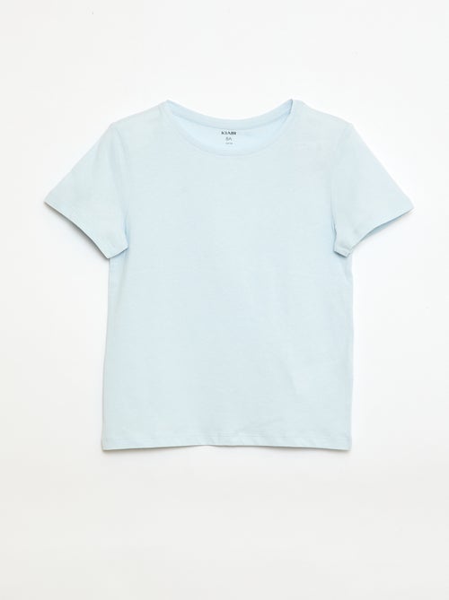 Effen T-shirt van jersey - Kiabi