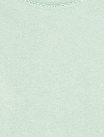 Effen T-shirt van jersey