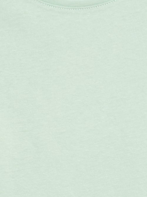 Effen T-shirt van jersey - Kiabi