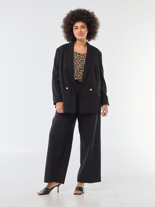 Effen T-shirt van jersey met lange mouw - Kiabi