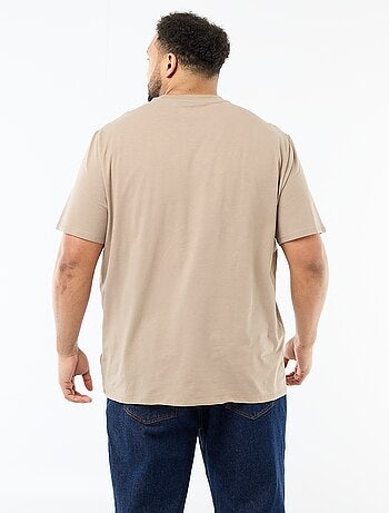 Effen T-shirt van jersey met ronde hals voor heren