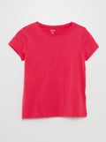Effen T-shirt van jersey ROSE - Kiabi