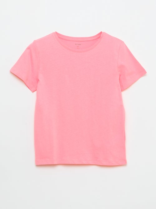 Effen T-shirt van jersey - Kiabi