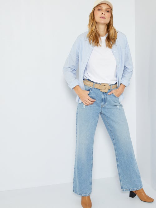 Effen T-shirt van jersey - Kiabi