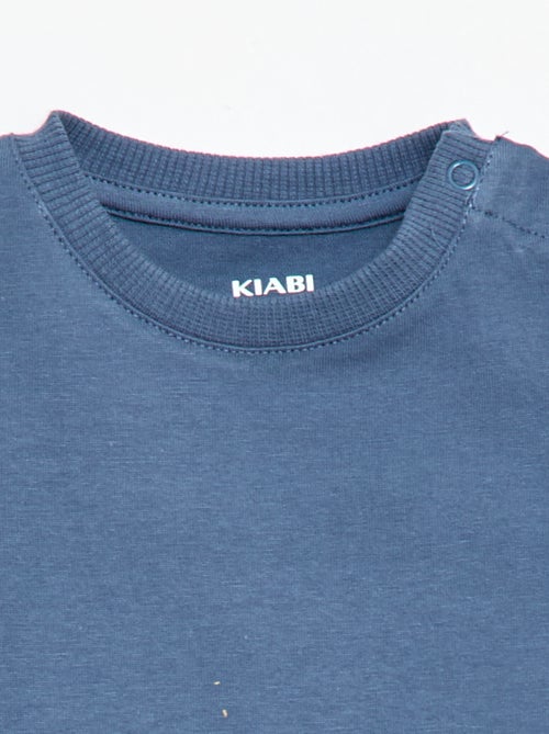 Effen T-shirt van jerseytricot - Kiabi