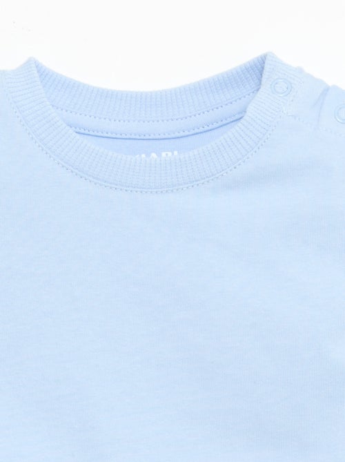 Effen T-shirt van jerseytricot - Kiabi