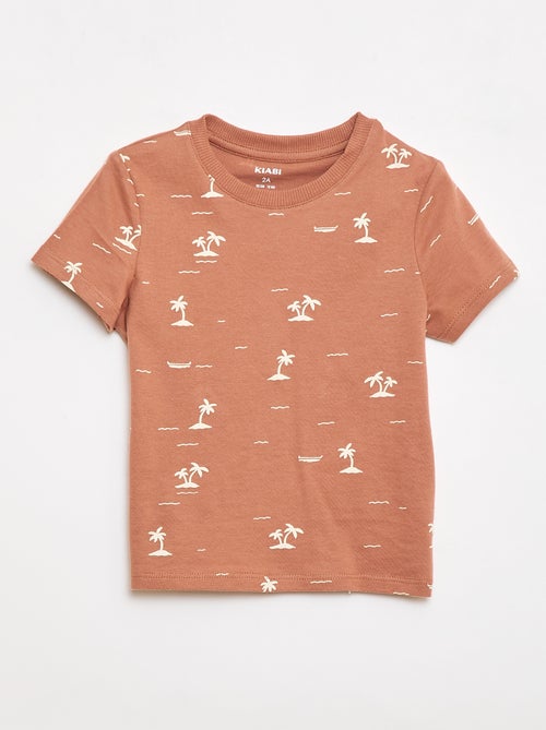 Effen T-shirt van jerseytricot - Kiabi