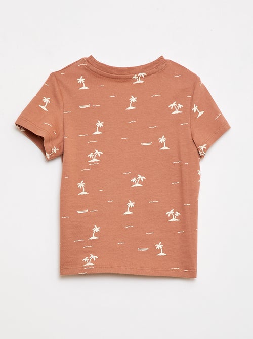 Effen T-shirt van jerseytricot - Kiabi