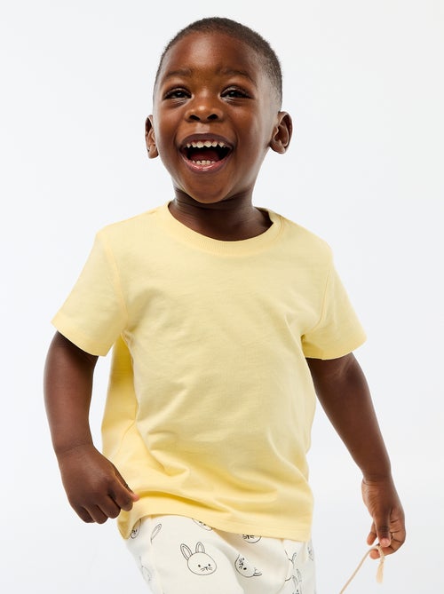 Effen T-shirt van jerseytricot - Kiabi