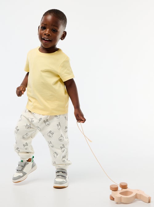 Effen T-shirt van jerseytricot - Kiabi