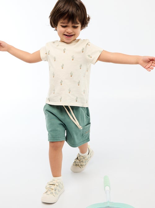 Effen T-shirt van jerseytricot - Kiabi Effen T-shirt van jerseytricot - Kiabi