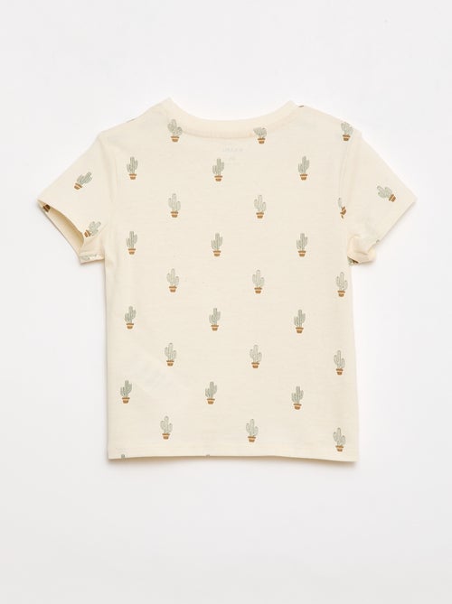 Effen T-shirt van jerseytricot - Kiabi