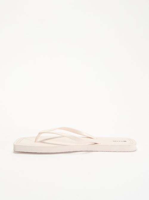 Effen teenslippers - Kiabi