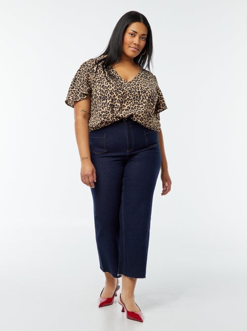 Effen top met korte mouw - Kiabi