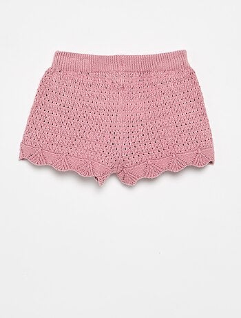 Effen tricot short