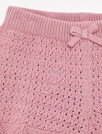 Effen tricot short