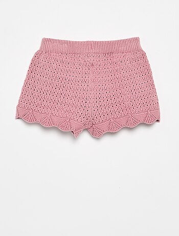 Effen tricot short