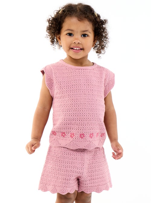 Effen tricot short - Kiabi Effen tricot short - Kiabi