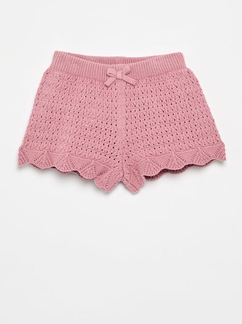 Effen tricot short - Kiabi Effen tricot short - Kiabi