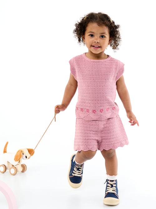 Effen tricot short - Kiabi Effen tricot short - Kiabi