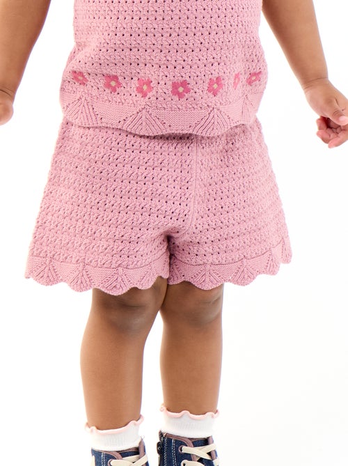 Effen tricot short - Kiabi Effen tricot short - Kiabi