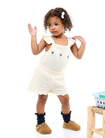 Effen tricot short