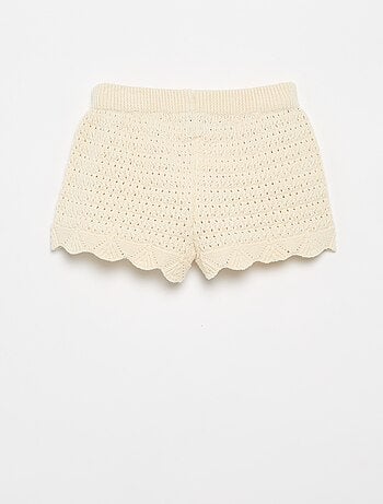 Effen tricot short