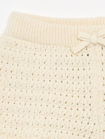 Effen tricot short