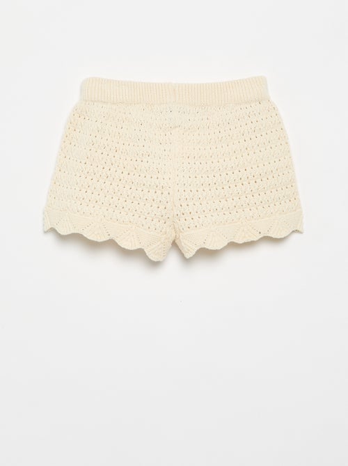 Effen tricot short - Kiabi Effen tricot short - Kiabi