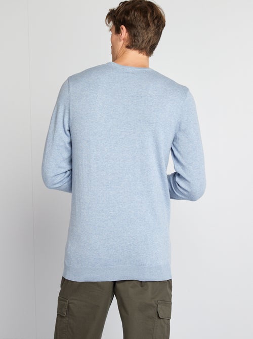 Effen trui met ronde hals +1m90 - Kiabi