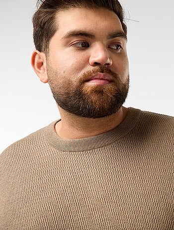 Effen trui van tricot