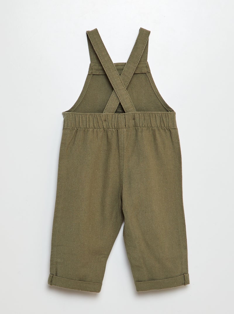 Effen tuinbroek groen - Kiabi